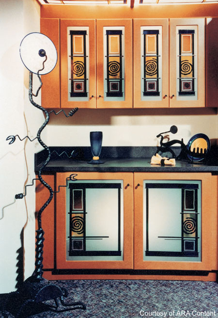 Modern Kitchen Cabinets by Stained Glass