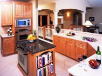 Modern Family Kitchen Complete With Island