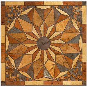 Tile for kitchen floor: multicolorrosone medalian